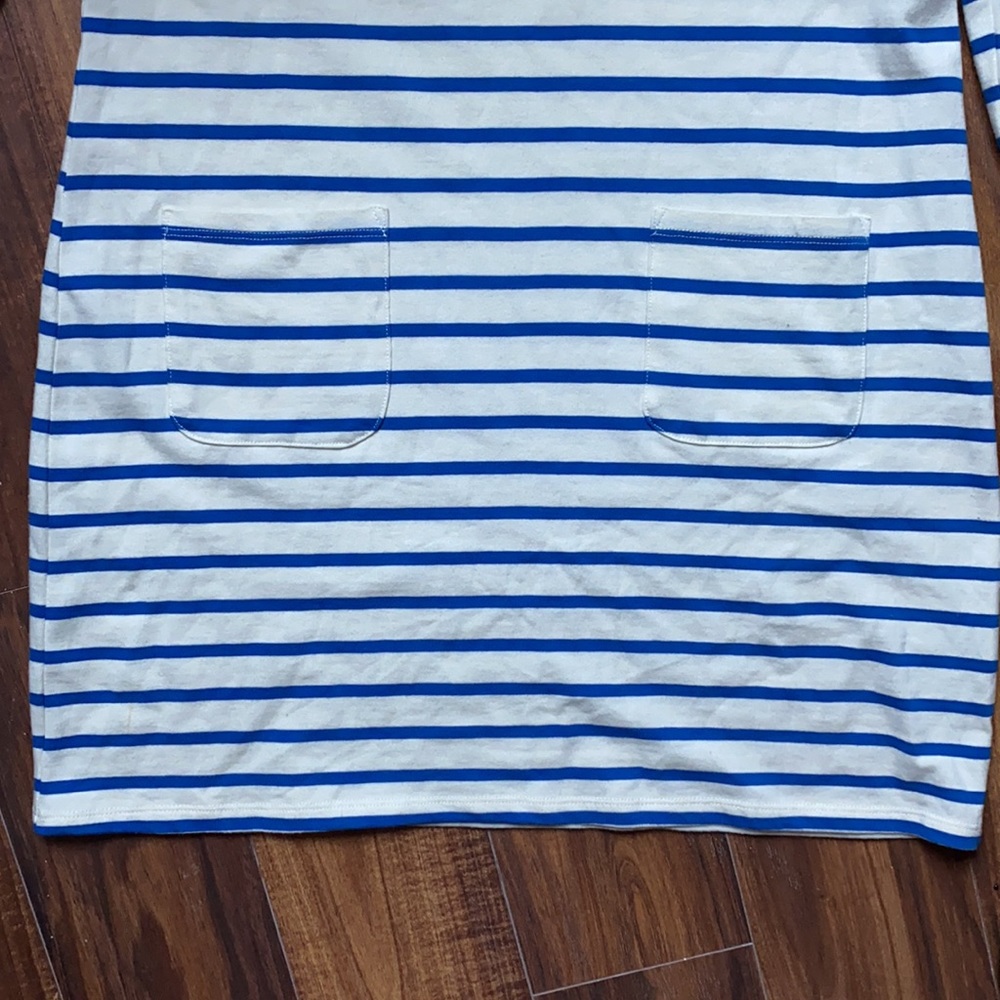 Boden Blue White Stripe Dress w Pockets size 6, 100% cotton. Great condition. ☀️ - Picture 5 of 7